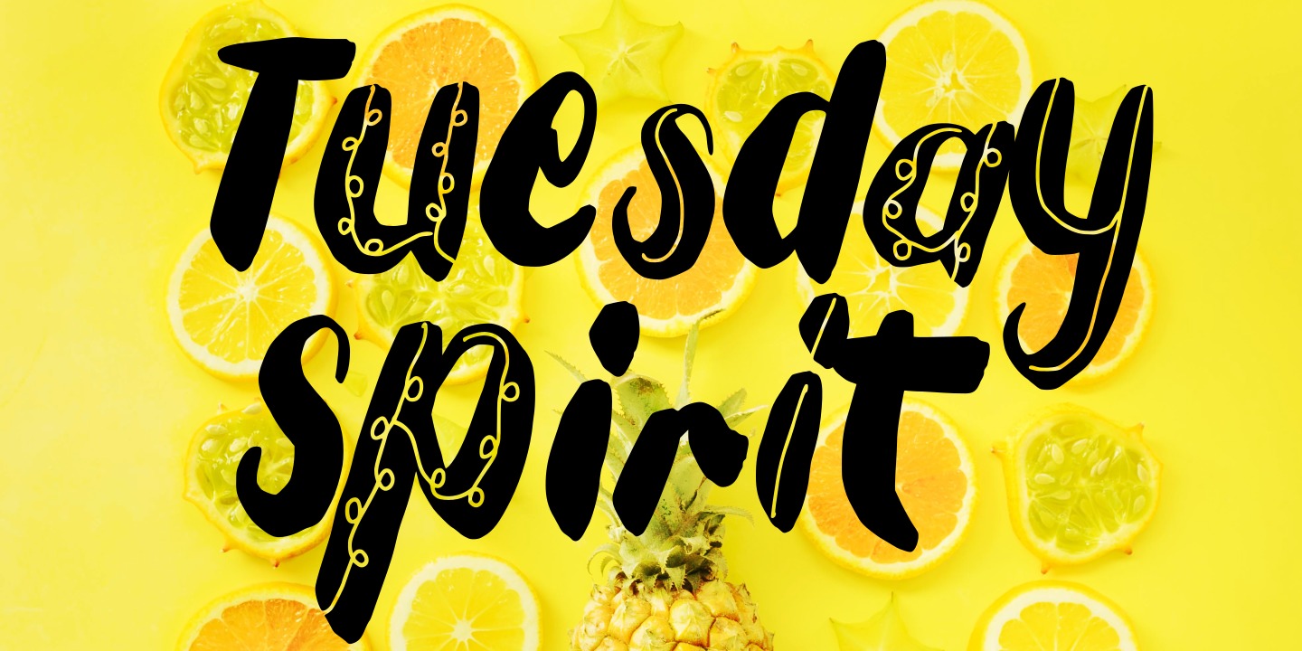 폰트 Tuesday Spirit